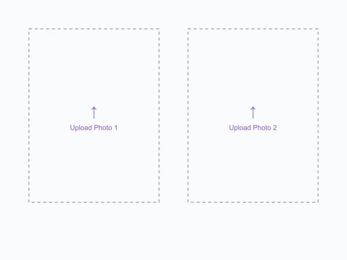 1. Upload One or Two Photos