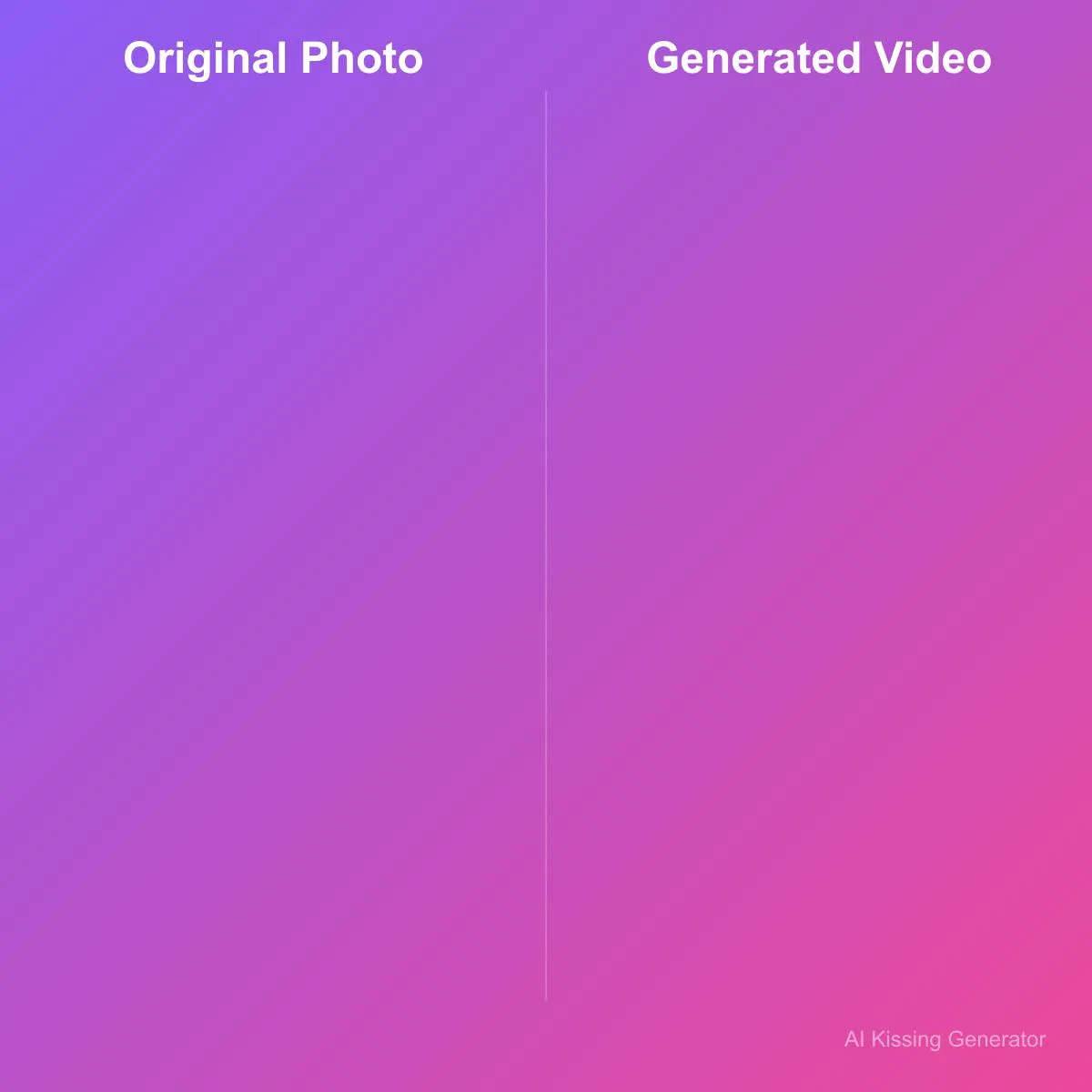 AI Kissing Generator Demo